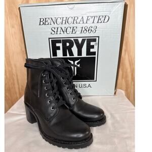 Frye Black Ankle Boots Sabrina 6G size 6.5